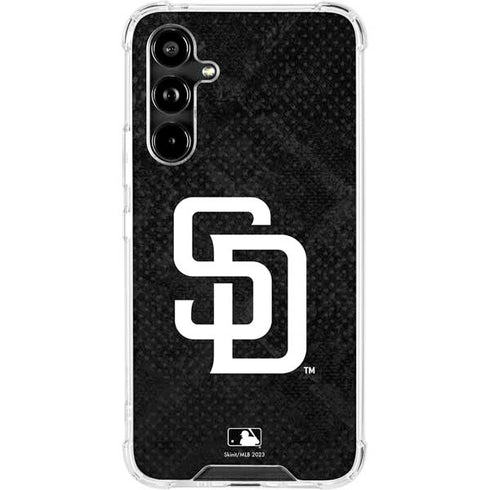 MLB San Diego Padres Dark Wash Galaxy A54 5G Clear Case