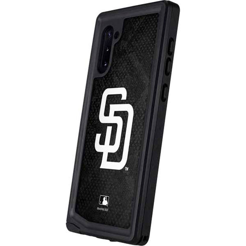 MLB San Diego Padres Dark Wash Galaxy Note 10 Waterproof Case