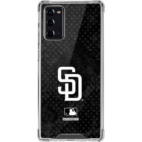 MLB San Diego Padres Dark Wash Galaxy Note20 5G Clear Case