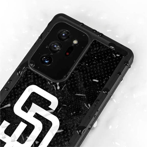 MLB San Diego Padres Dark Wash Galaxy Note20 Ultra 5G Waterproof Case