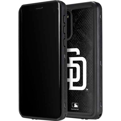 MLB San Diego Padres Dark Wash Galaxy S20 Plus Waterproof Case
