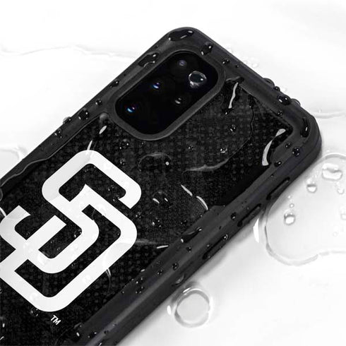MLB San Diego Padres Dark Wash Galaxy S20 Plus Waterproof Case