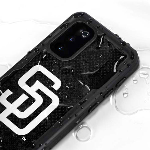MLB San Diego Padres Dark Wash Galaxy S20 Waterproof Case