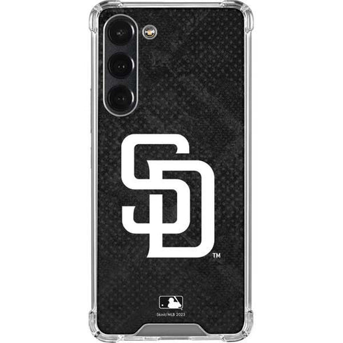 MLB San Diego Padres Dark Wash Galaxy S23 Plus Clear Case