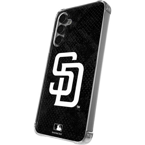 MLB San Diego Padres Dark Wash Galaxy S24 Plus Clear Case