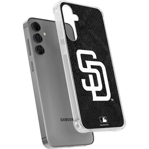 MLB San Diego Padres Dark Wash Galaxy S24 Plus Clear Case