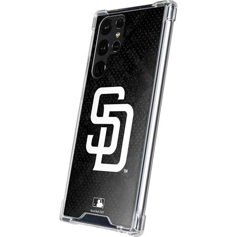 MLB San Diego Padres Dark Wash Galaxy S24 Ultra Clear Case