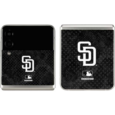 MLB San Diego Padres Dark Wash Galaxy Z Flip3 5G Skin