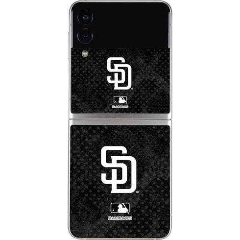 MLB San Diego Padres Dark Wash Galaxy Z Flip3 5G Skin