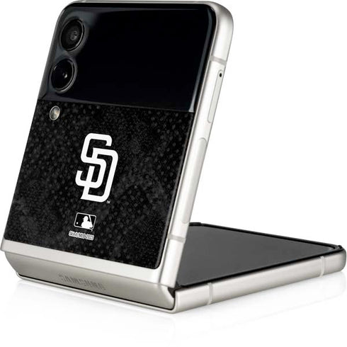 MLB San Diego Padres Dark Wash Galaxy Z Flip3 5G Skin