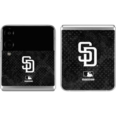 MLB San Diego Padres Dark Wash Galaxy Z Flip4 5G Skin
