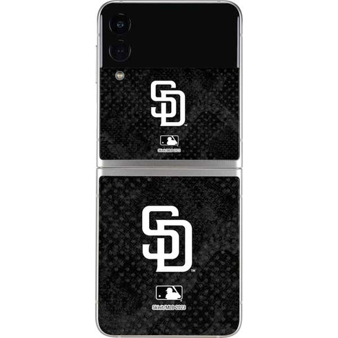 MLB San Diego Padres Dark Wash Galaxy Z Flip4 5G Skin