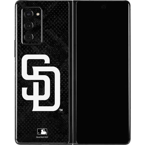 MLB San Diego Padres Dark Wash Galaxy Z Fold2 5G Skin
