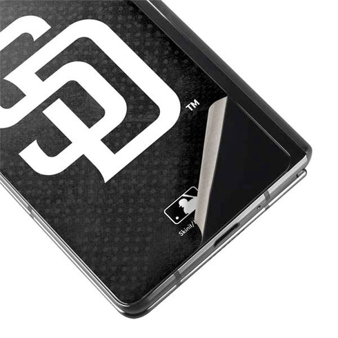 MLB San Diego Padres Dark Wash Galaxy Z Fold2 5G Skin