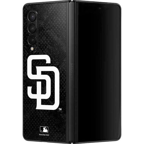 MLB San Diego Padres Dark Wash Galaxy Z Fold3 5G Skin