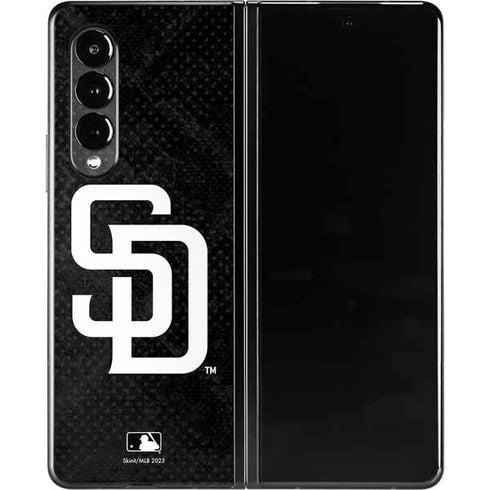 MLB San Diego Padres Dark Wash Galaxy Z Fold3 5G Skin