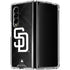 MLB San Diego Padres Dark Wash Galaxy Z Fold4 5G Clear Case