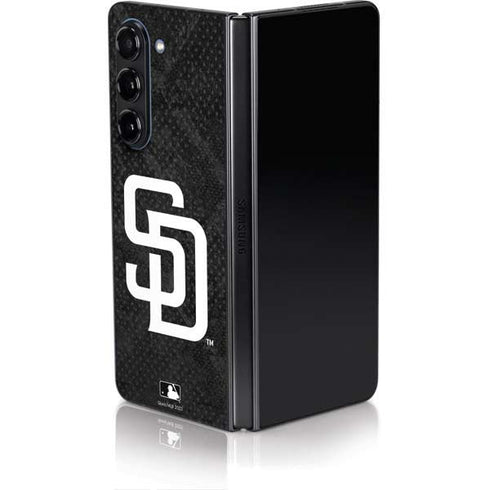 MLB San Diego Padres Dark Wash Galaxy Z Fold5 5G Skin