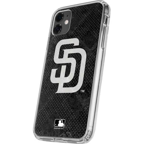 MLB San Diego Padres Dark Wash iPhone 11 Clear Case