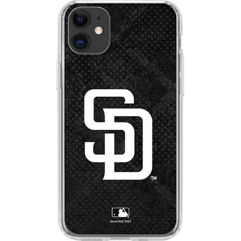 MLB San Diego Padres Dark Wash iPhone 11 Clear Case