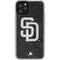 MLB San Diego Padres Dark Wash iPhone 11 Pro Clear Case