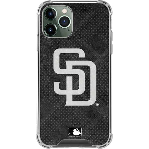 MLB San Diego Padres Dark Wash iPhone 11 Pro Max Clear Case