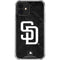 MLB San Diego Padres Dark Wash iPhone 12 Clear Case