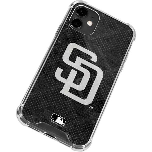 MLB San Diego Padres Dark Wash iPhone 12 Mini Clear Case