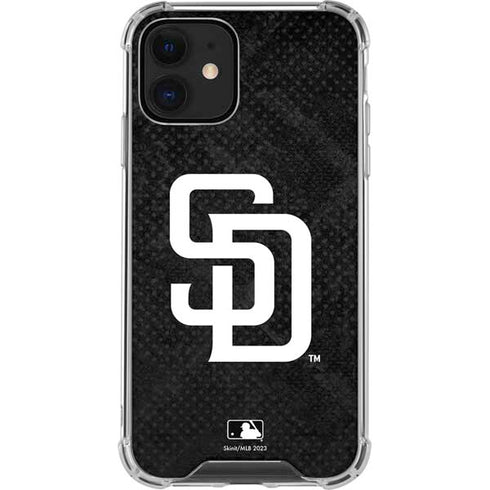 MLB San Diego Padres Dark Wash iPhone 12 Mini Clear Case