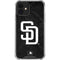 MLB San Diego Padres Dark Wash iPhone 12 Mini Clear Case