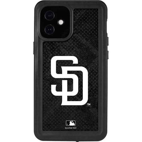 MLB San Diego Padres Dark Wash iPhone 12 Mini Waterproof Case