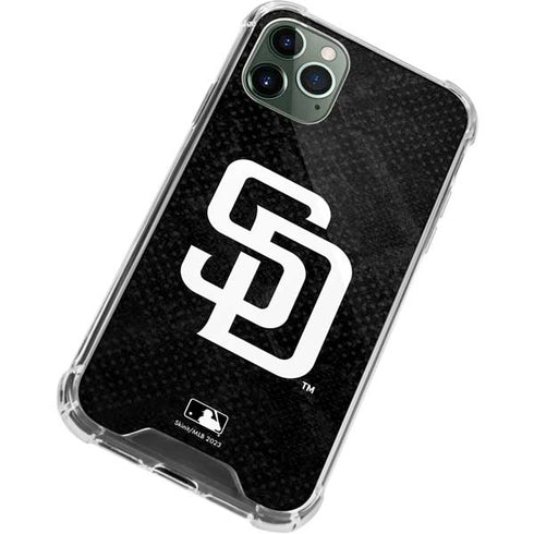 MLB San Diego Padres Dark Wash iPhone 12 Pro Clear Case