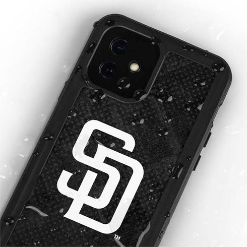 MLB San Diego Padres Dark Wash iPhone 12 Waterproof Case