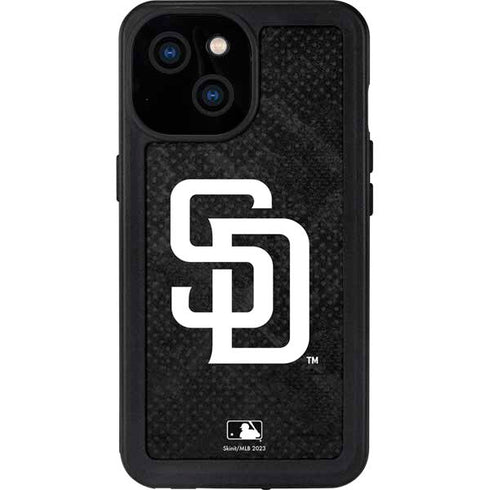 MLB San Diego Padres Dark Wash iPhone 13 Mini Waterproof Case