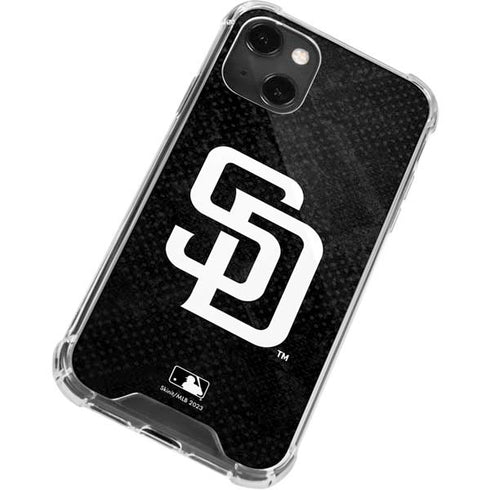 MLB San Diego Padres Dark Wash iPhone 15 Plus Clear Case