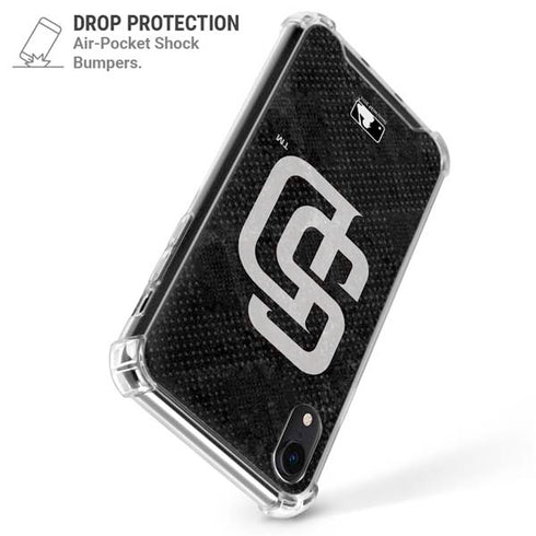 MLB San Diego Padres Dark Wash iPhone XR Clear Case