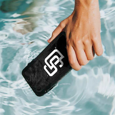 MLB San Diego Padres Dark Wash iPhone XR Waterproof Case