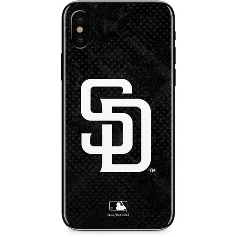 MLB San Diego Padres Dark Wash iPhone XS Skin