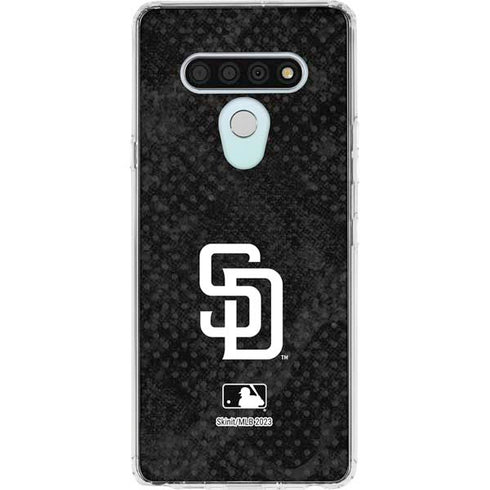 MLB San Diego Padres Dark Wash LG Stylo 6 Clear Case