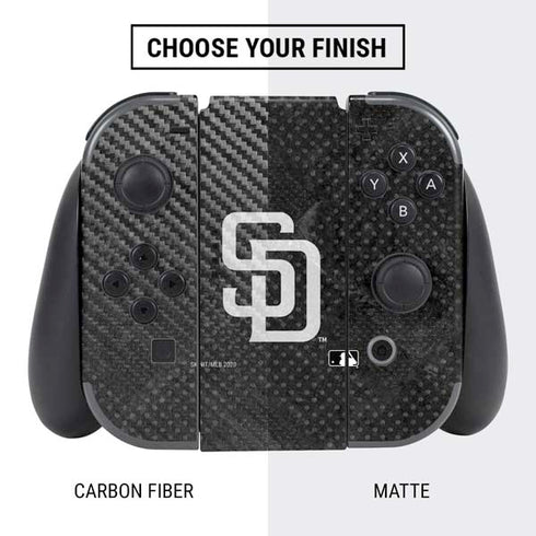 MLB San Diego Padres Dark Wash Nintendo Switch Bundle Skin