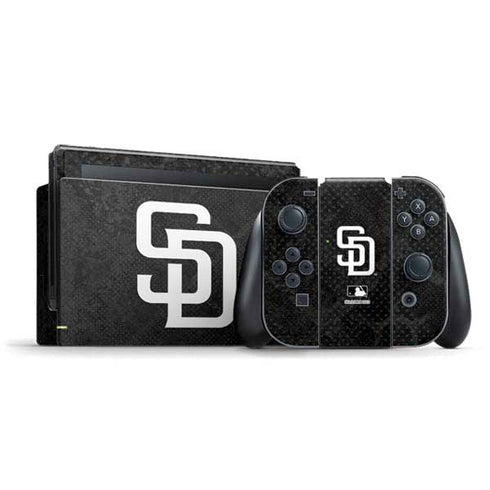 MLB San Diego Padres Dark Wash Nintendo Switch Bundle Skin