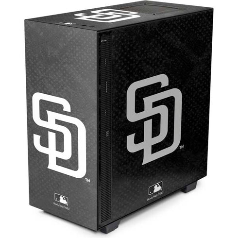 MLB San Diego Padres Dark Wash NZXT H510 Compact ATX Mid-Tower Case Skin
