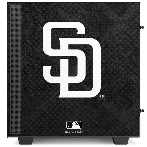 MLB San Diego Padres Dark Wash NZXT H510 Compact ATX Mid-Tower Case Skin