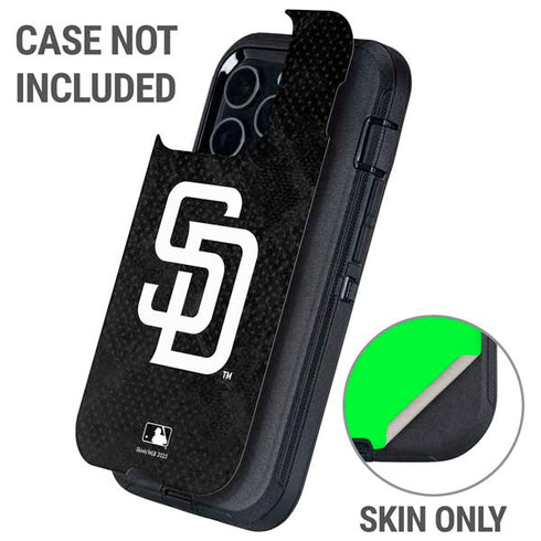 MLB San Diego Padres Dark Wash Otterbox Defender iPhone Skin