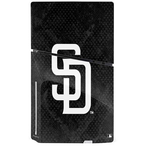 MLB San Diego Padres Dark Wash PS5 Slim Disk Bundle Skin