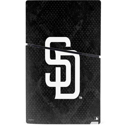 MLB San Diego Padres Dark Wash PS5 Slim Digital Edition Bundle Skin