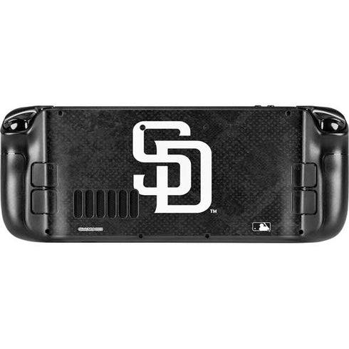 MLB San Diego Padres Dark Wash Steam Deck Handheld Gaming Computer Skin