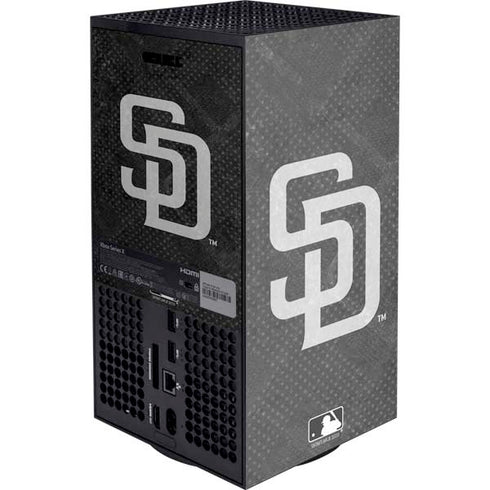 MLB San Diego Padres Dark Wash Xbox Series X Console Skin