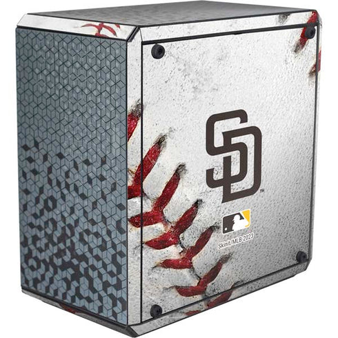 MLB San Diego Padres Game Ball Cooler Master MasterBox Q300L Mini Tower Skin