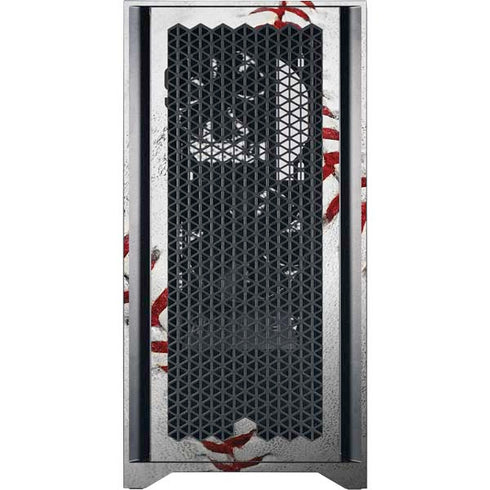 MLB San Diego Padres Game Ball Corsair 4000D Tempered Glass Mid-Tower ATX Case Skin